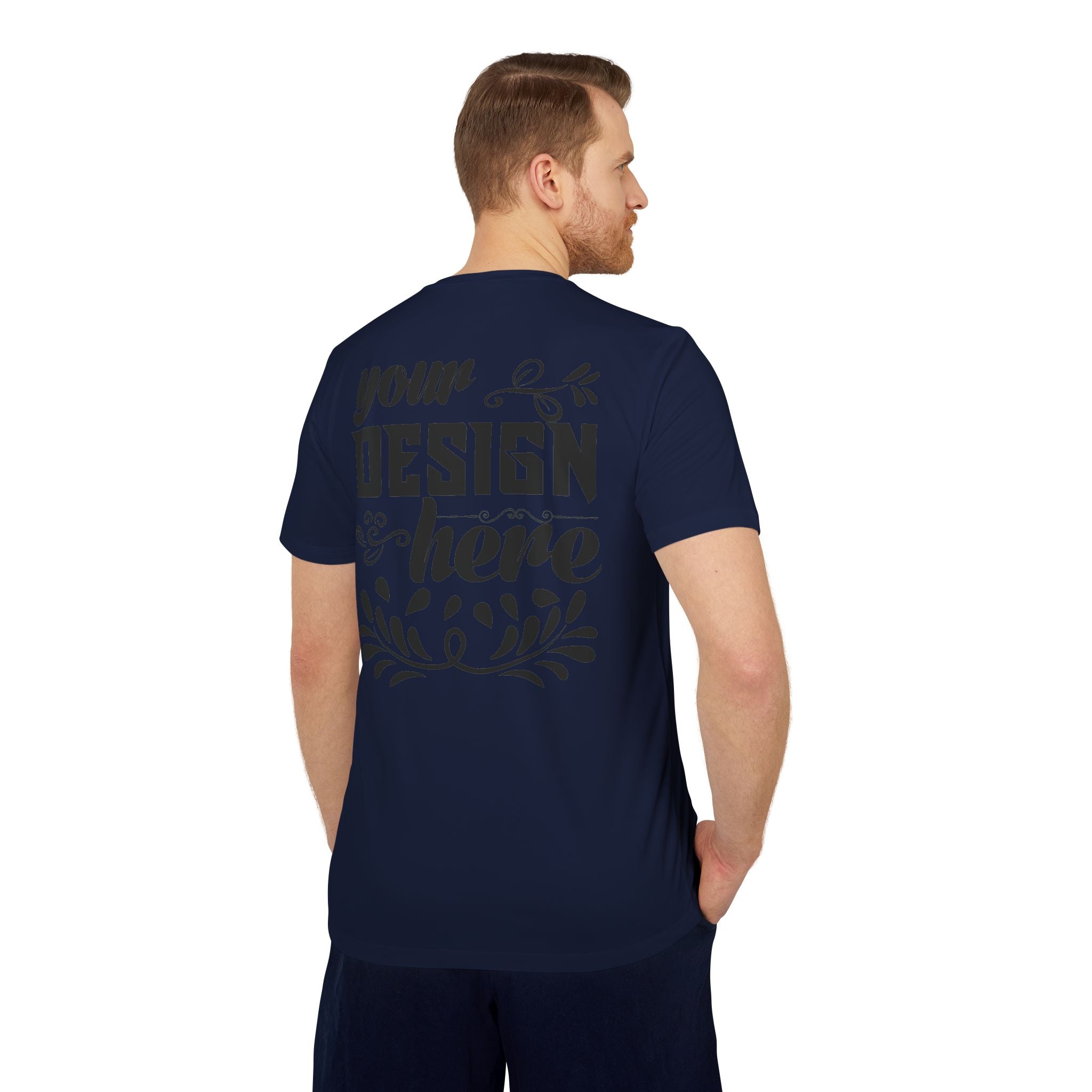 Customizable Adidas A376 Unisex Sport T-Shirt Regular Fit Performance