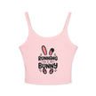 Bella+Canvas 1012 Spaghetti Strap Tank Top Running Bunny Graphic Print