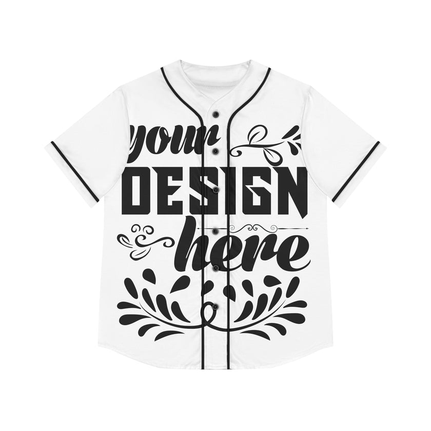 Customizable Womens Baseball Jersey Moisture Wicking Button Front