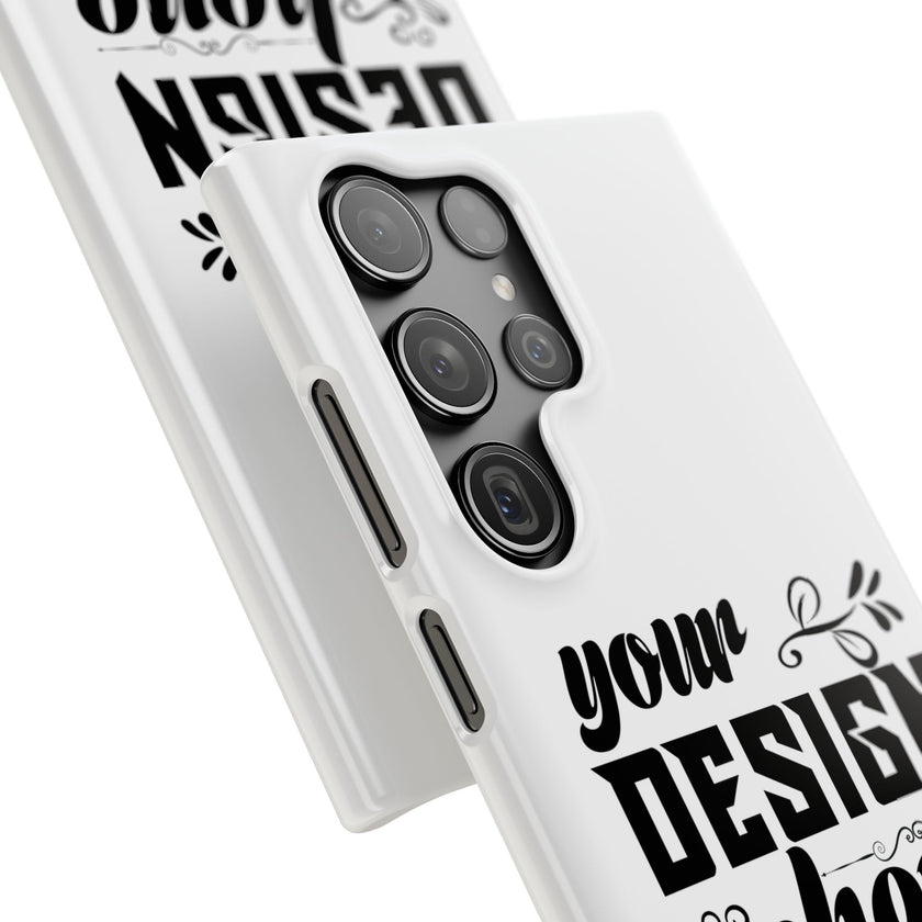 Customizable Snap Phone Case Slim Lightweight Polycarbonate Gloss Or Matte