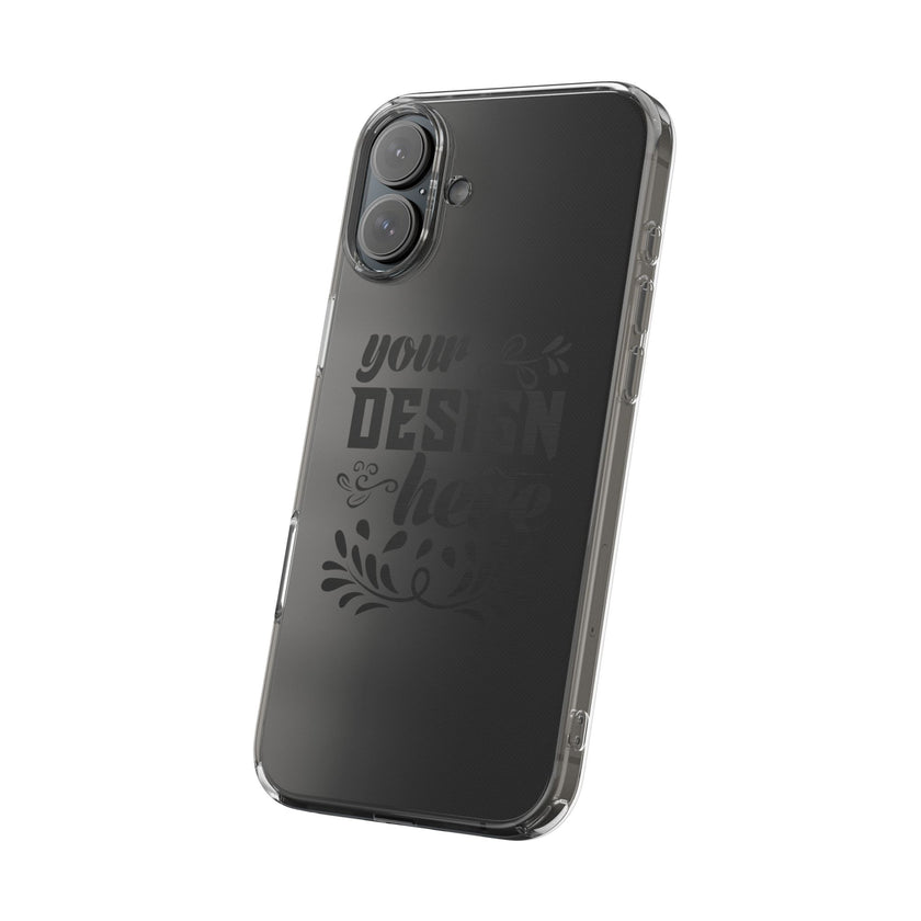 Customizable Clear Impact Resistant Phone Case With TPU Sides Wireless Ready
