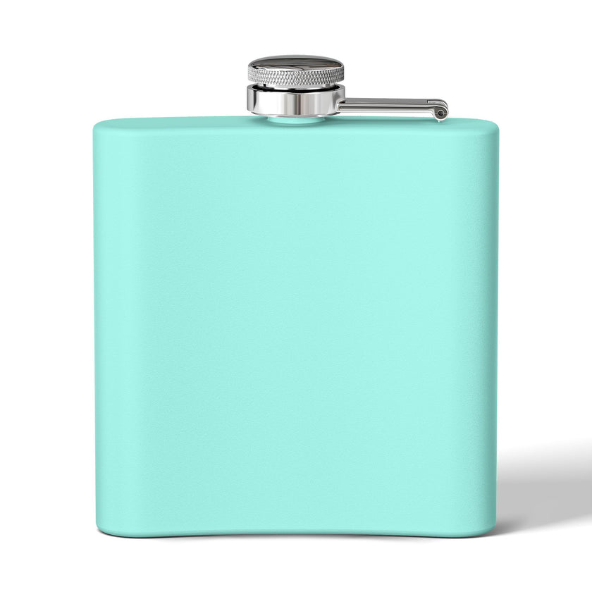 Customizable Polar Camel 6oz Stainless Steel Flask with UV DTF Print
