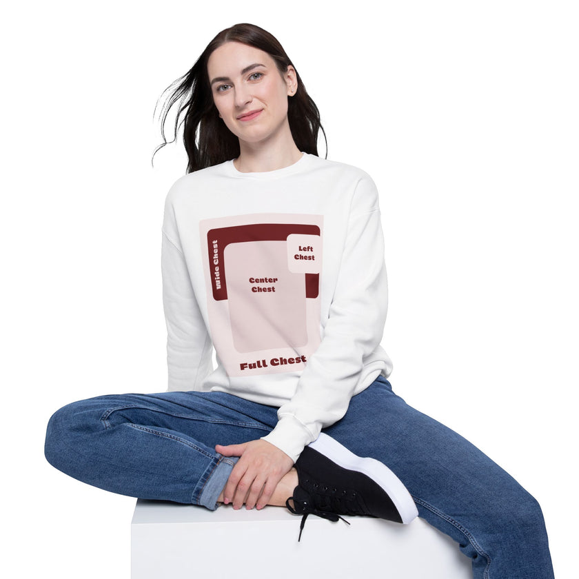Customizable Bella+Canvas 3945 Unisex Drop Shoulder Sweatshirt