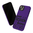 Customizable Tough Dual Layer Phone Case Polycarbonate TPU Liner Protective