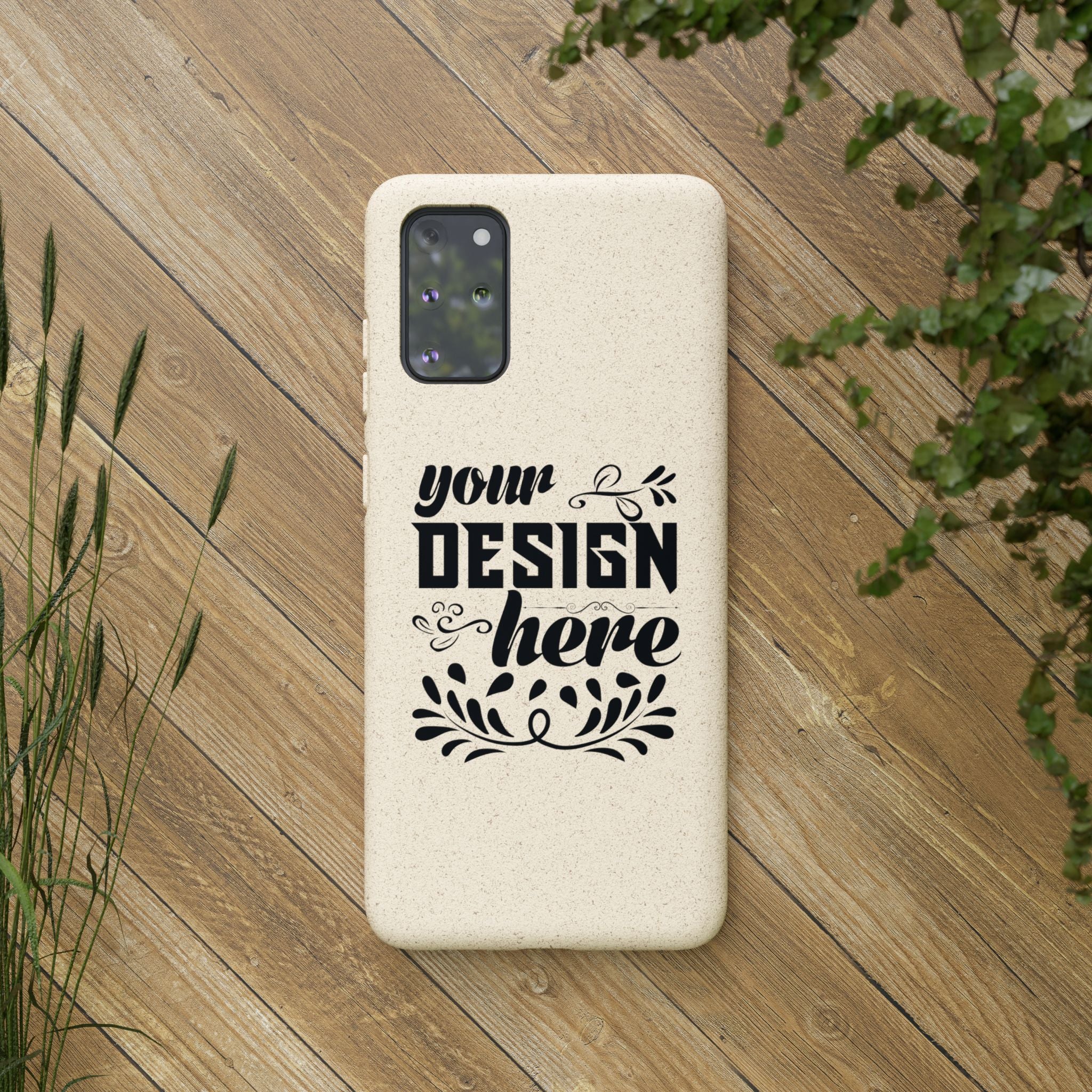 Customizable Biodegradable Phone Case Matte Finish Wireless Charging