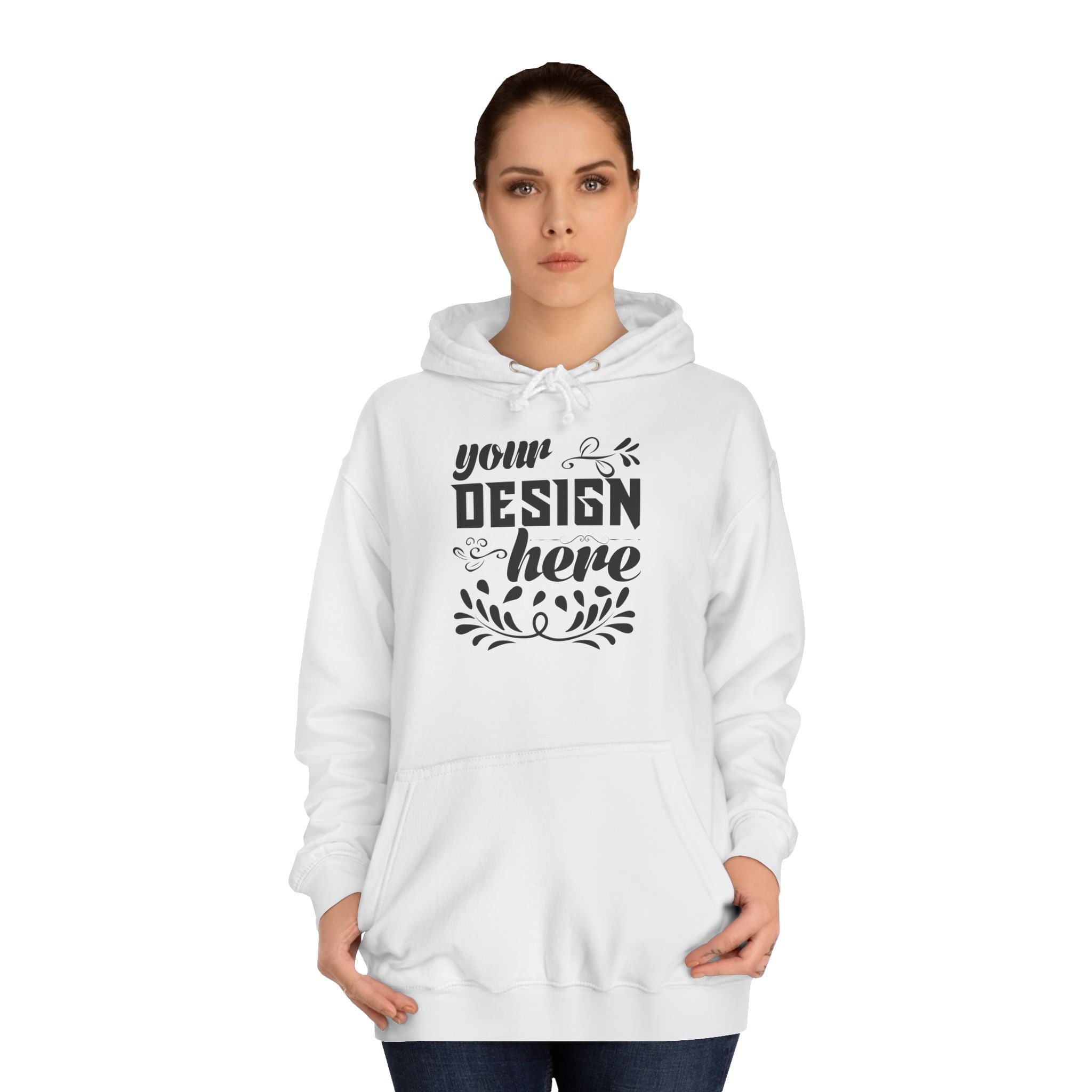 Customizable AWDis JH001 Unisex College Hoodie