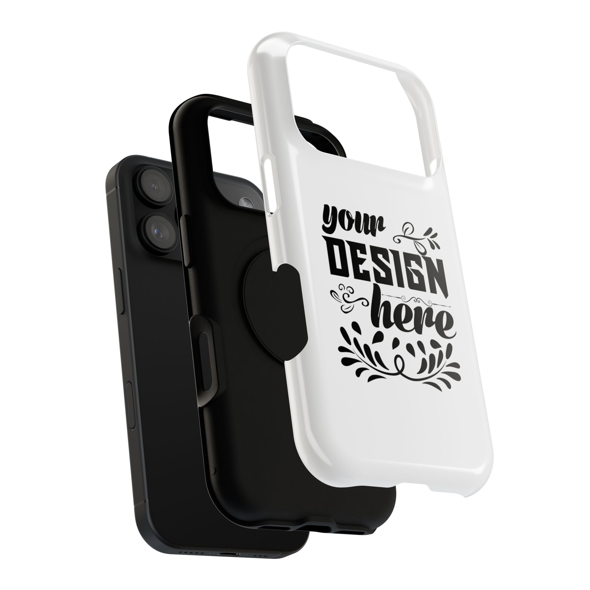 Customizable Impact Resistant Phone Case Dual Layer With Matte Or Glossy