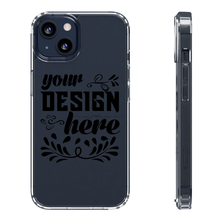 Customizable Clear Phone Case Slim Lightweight Scratch Resistant Protection