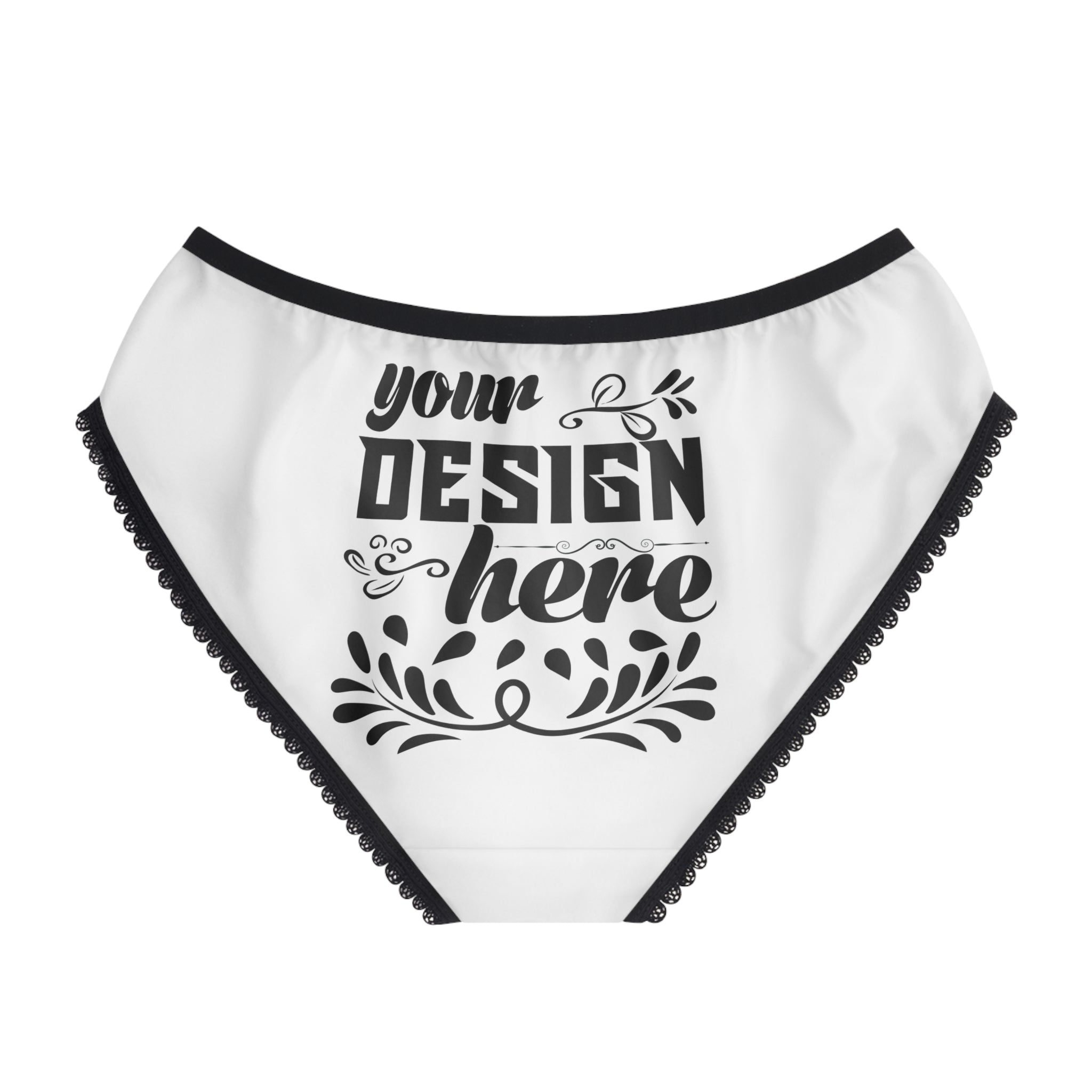Customizable Womens Polyester Briefs Extra Light Regular Fit