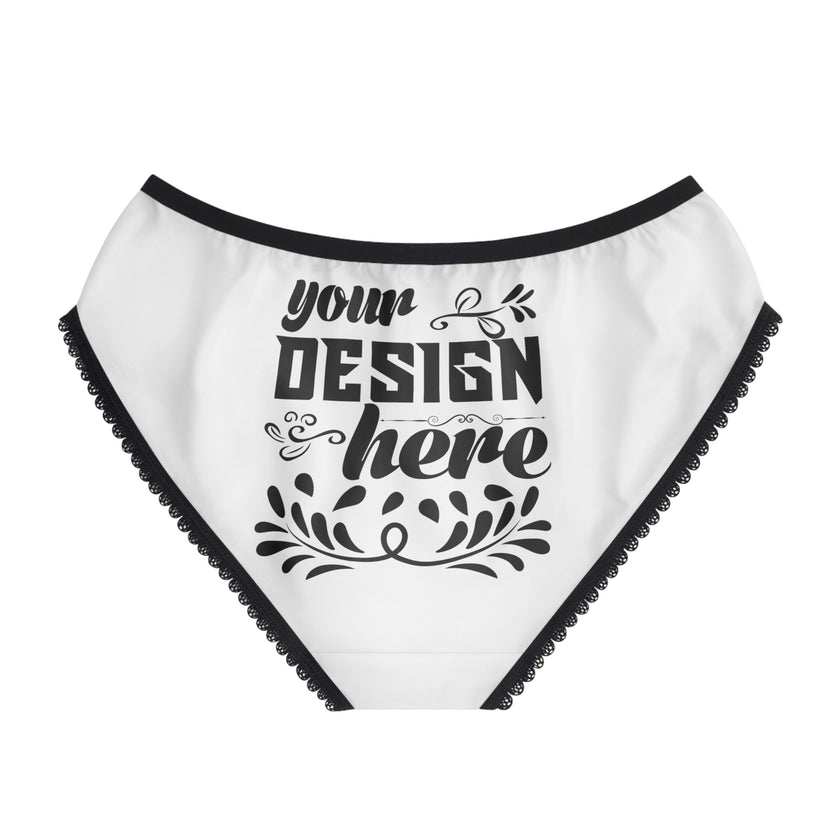 Customizable Womens Polyester Briefs Extra Light Regular Fit