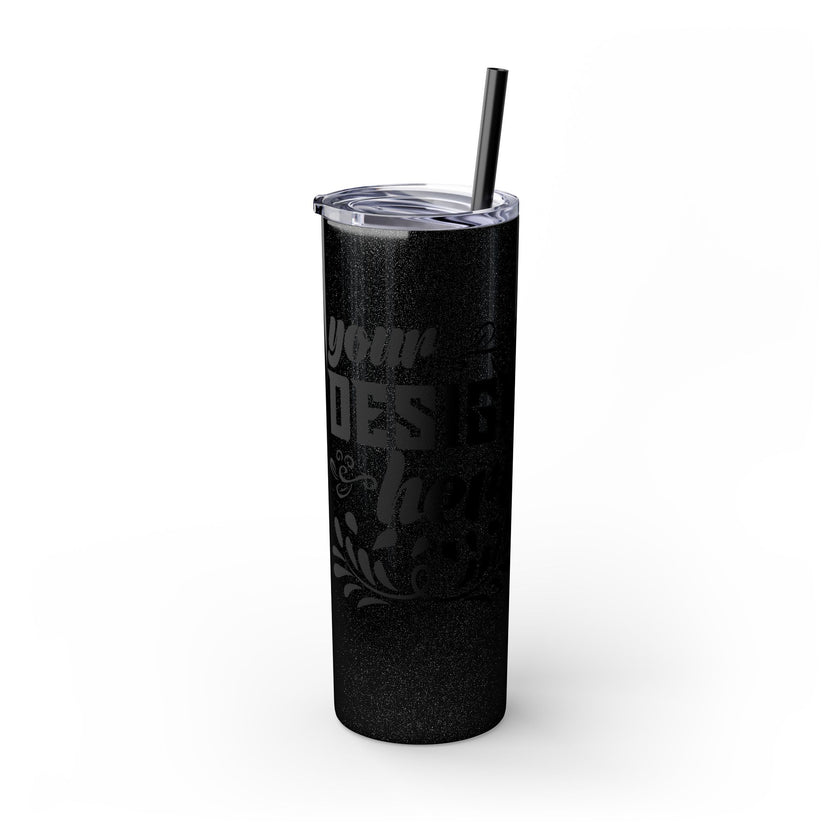 Customizable Maars 20oz Skinny Tumbler with Straw Stainless Steel