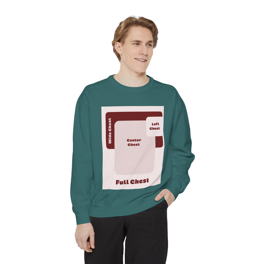 Customizable Comfort Colors 1566 Unisex Garment Dyed Sweatshirt DTG Custom Design