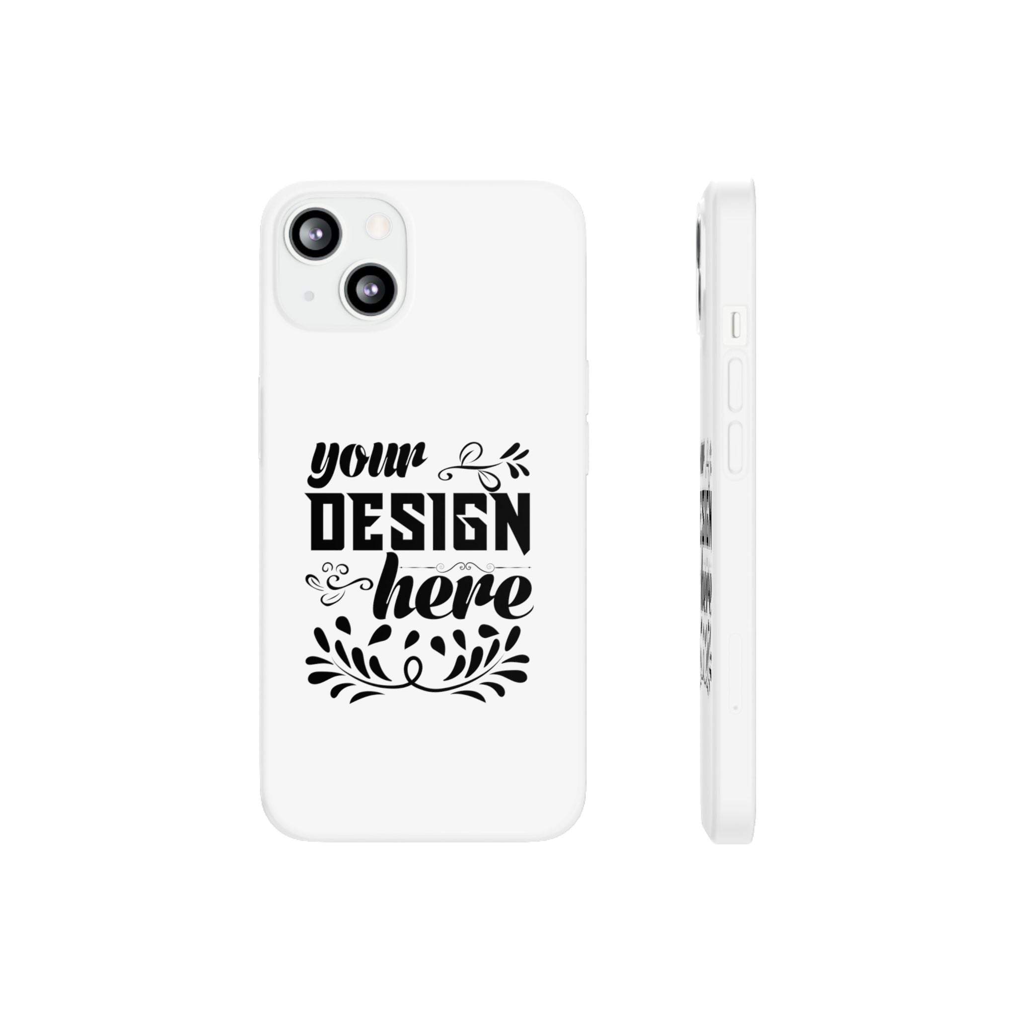 Customizable Flexi TPU Phone Case Slim Matte Protective Cover