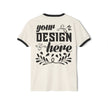 Customizable Next Level 3604 Unisex Cotton Ringer T-Shirt Classic