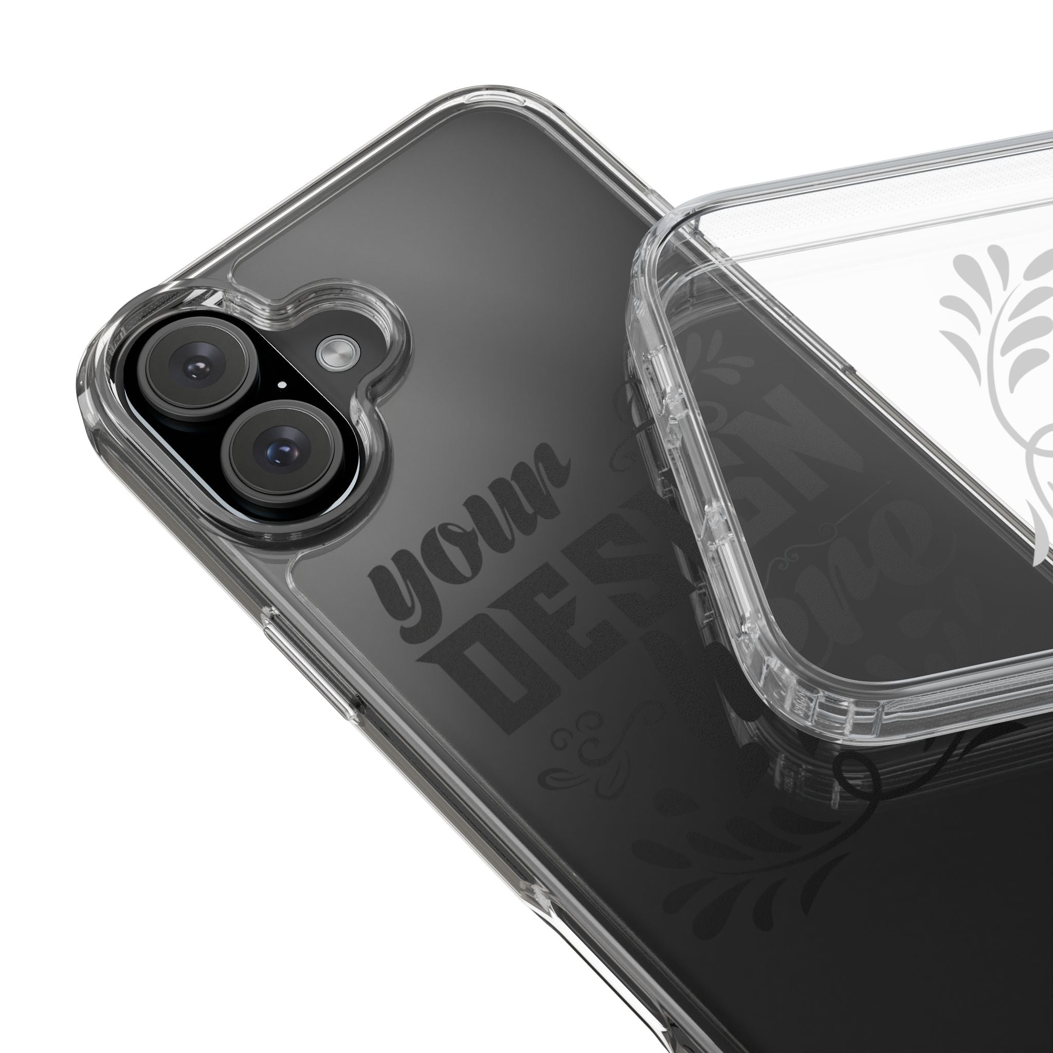 Customizable Clear Phone Case Slim Lightweight Scratch Resistant Protection