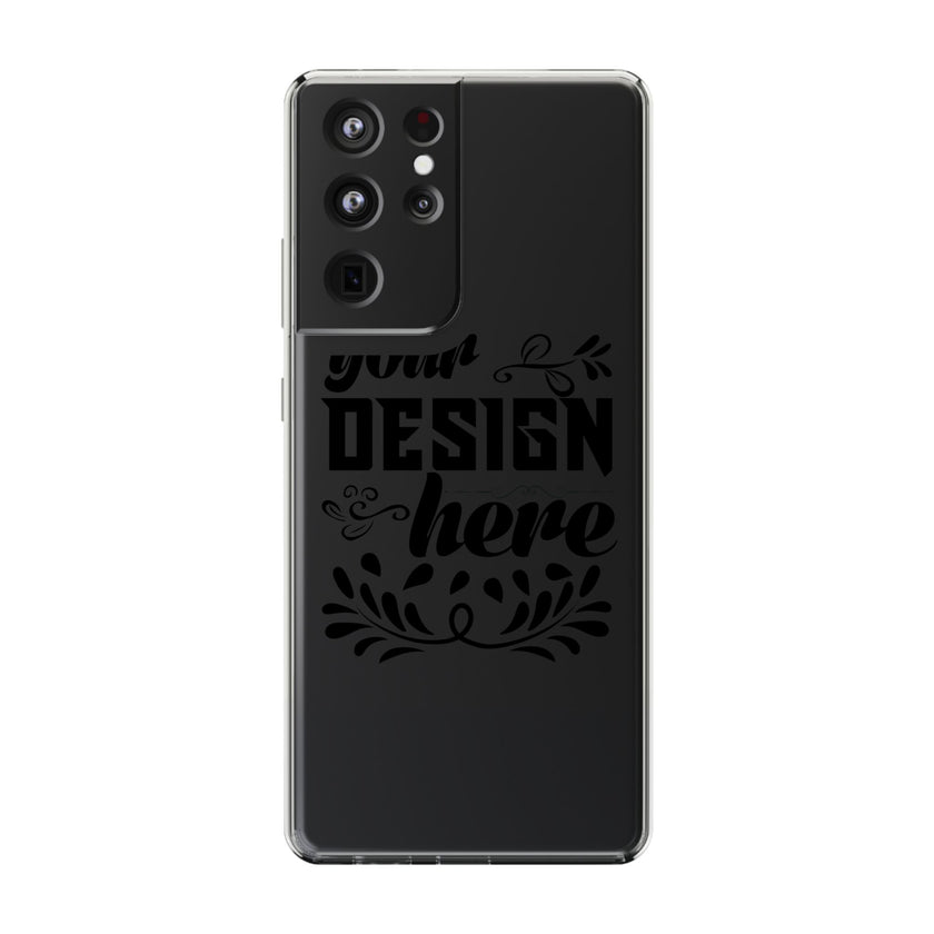 Customizable Clear Phone Case Slim Lightweight Scratch Resistant Protection