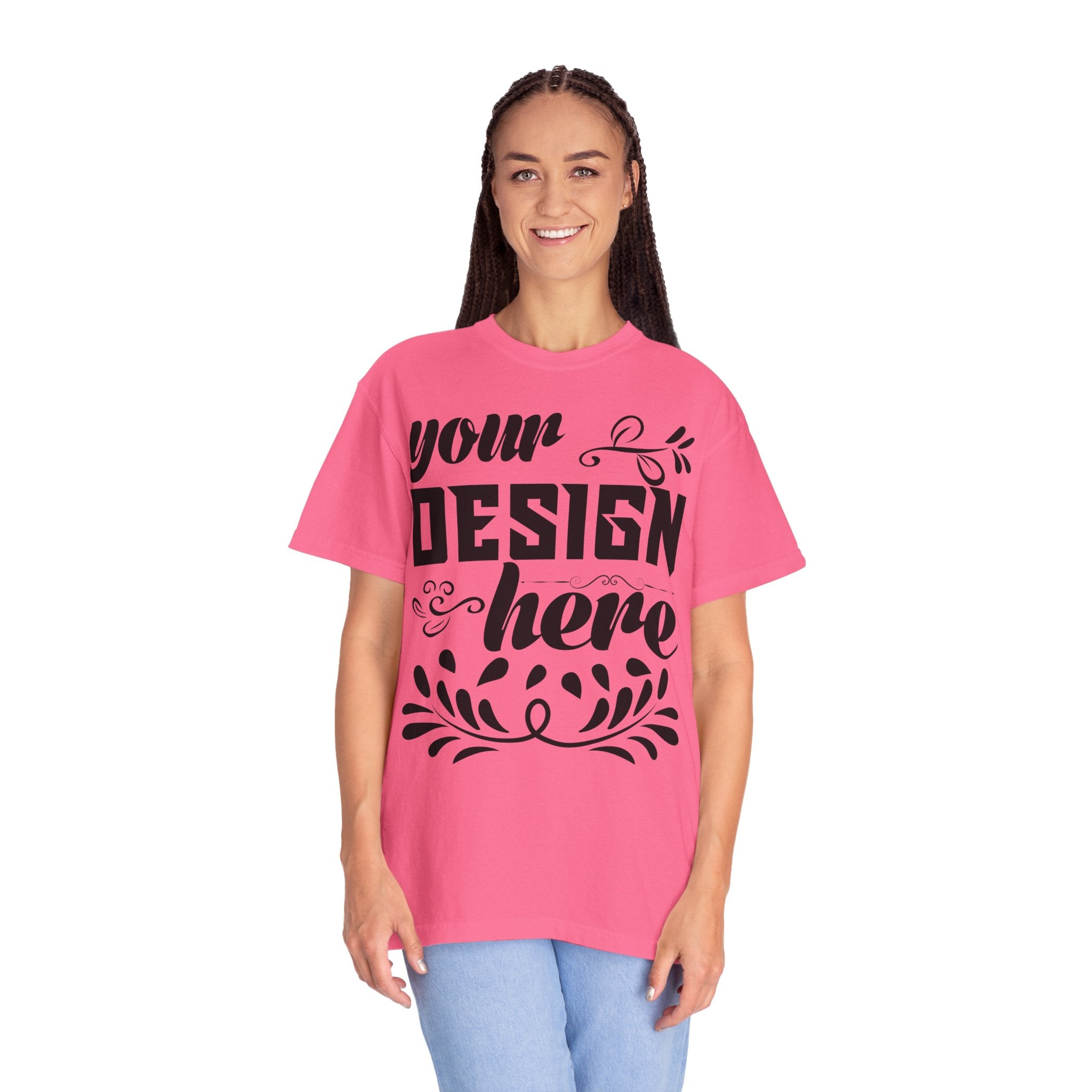 Customizable Comfort Colors 1717 Unisex Garment-Dyed T-Shirt