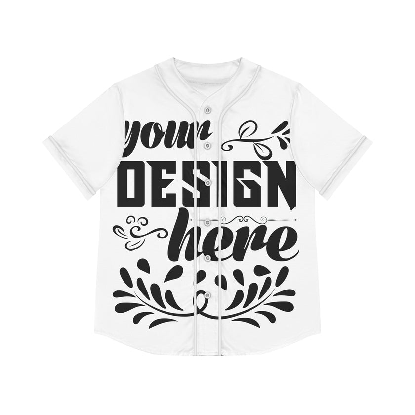 Customizable Womens Baseball Jersey Moisture Wicking Button Front