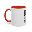 Customizable Accent Coffee Mug 11oz and 15oz Colored Interior Handle