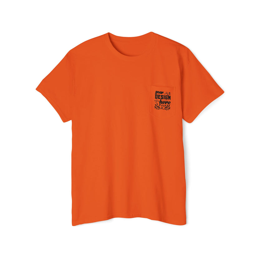 Customizable Gildan 5300 Unisex Heavy Cotton Pocket T-Shirt