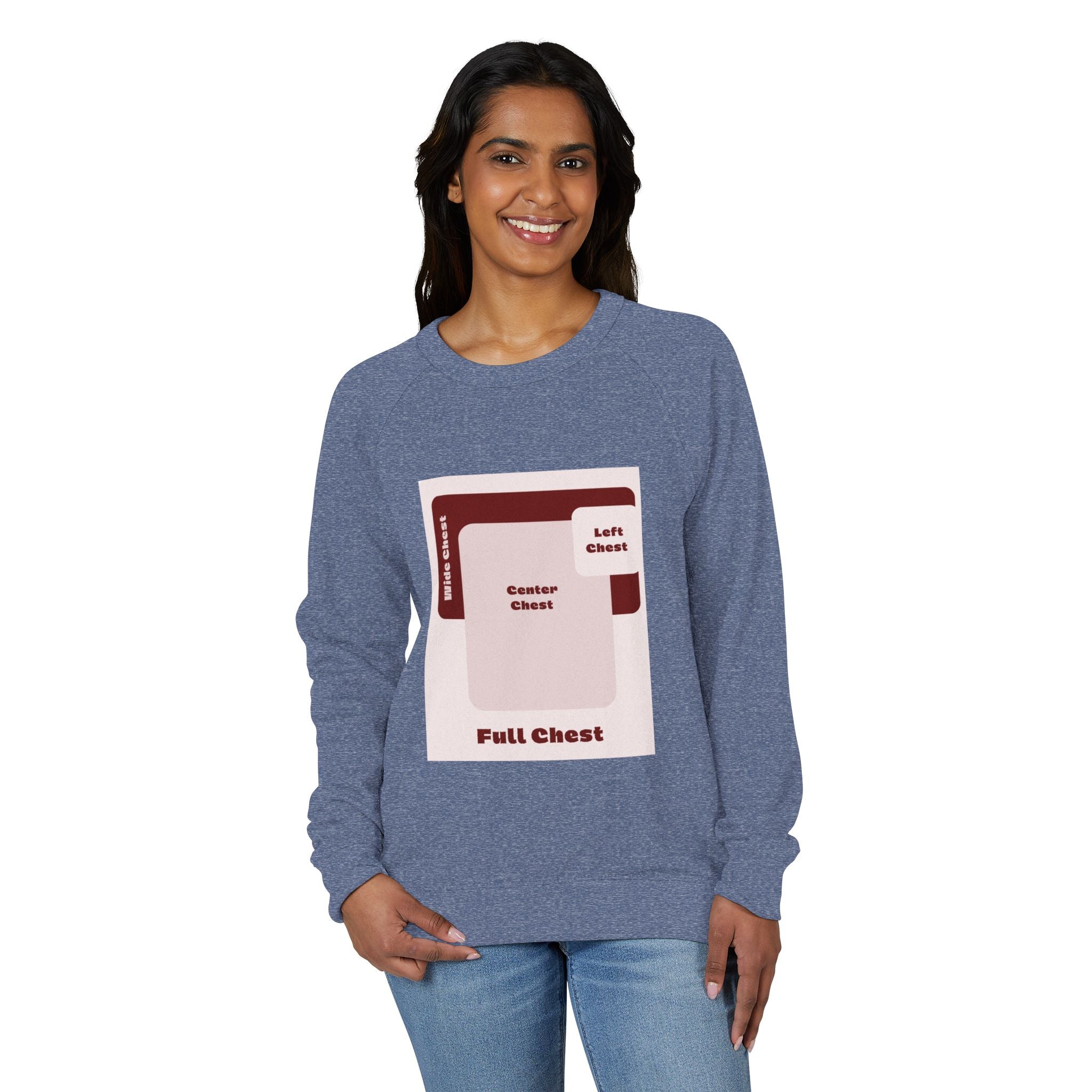 Customizable Lane Seven LS13004 Unisex French Terry Raglan Crewneck