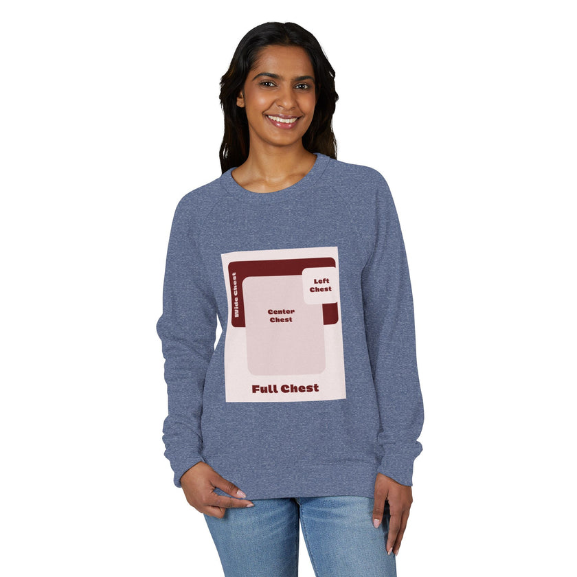 Customizable Lane Seven LS13004 Unisex French Terry Raglan Crewneck