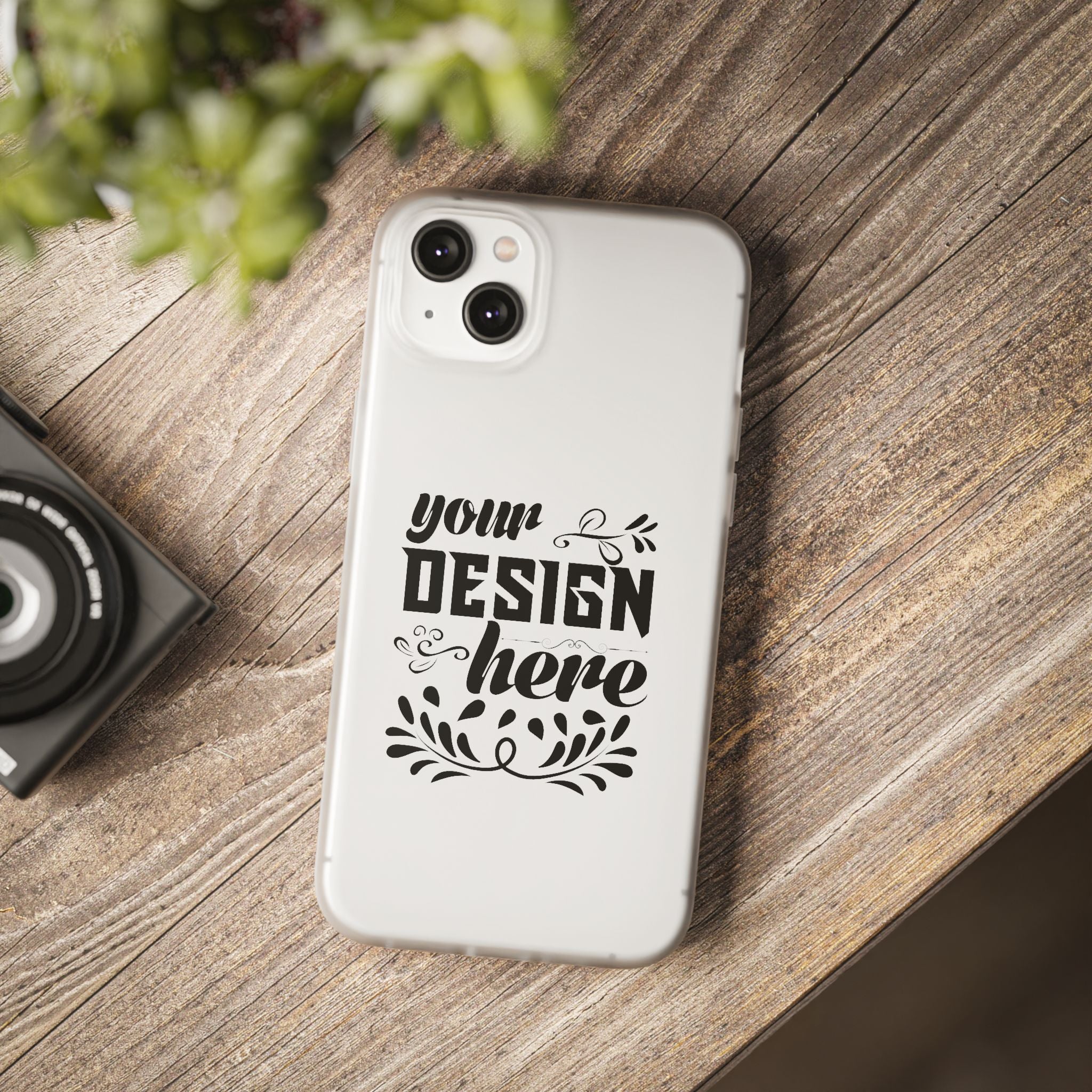 Customizable Flexi TPU Phone Case Slim Matte Protective Cover