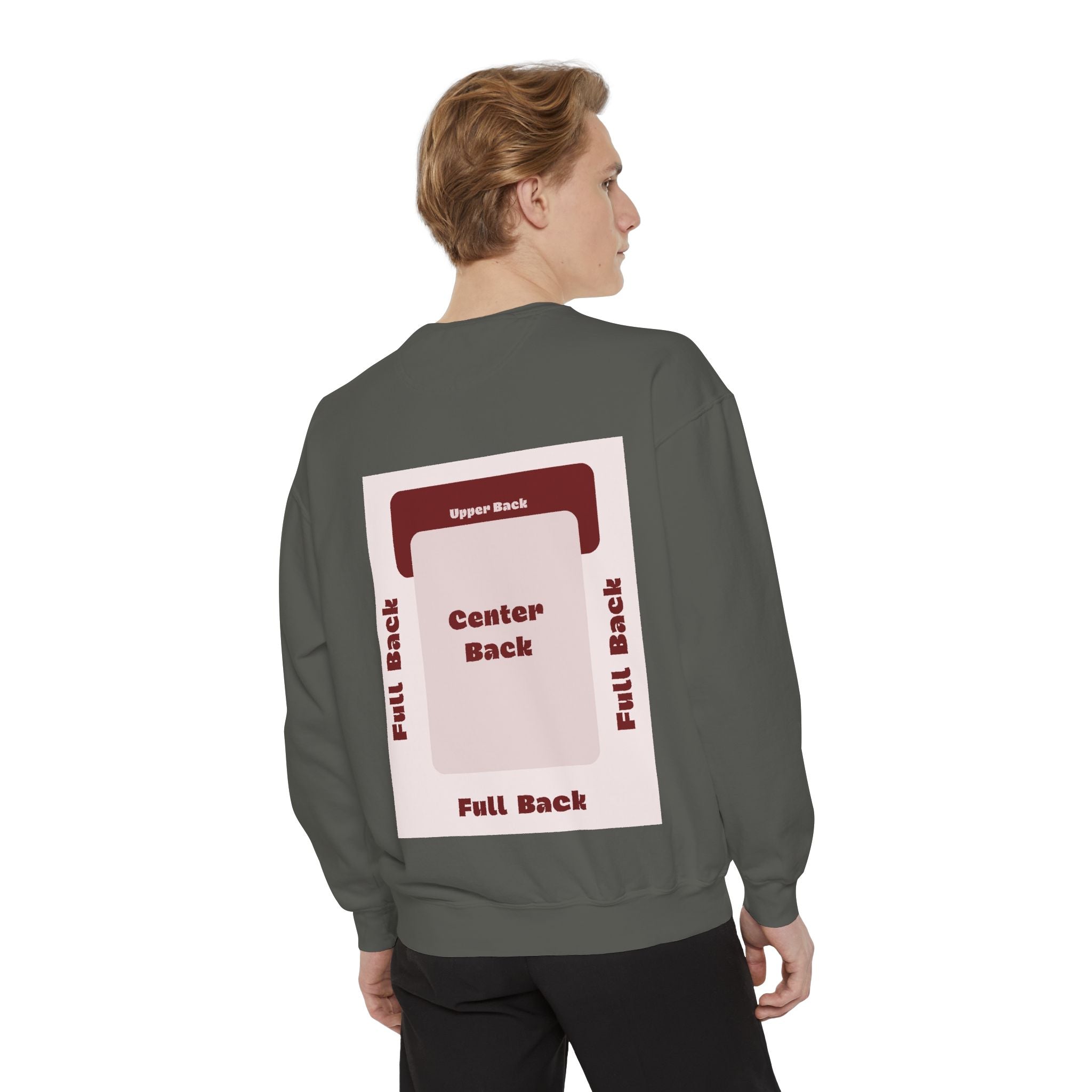 Customizable Comfort Colors 1566 Unisex Garment Dyed Sweatshirt DTG Custom Design