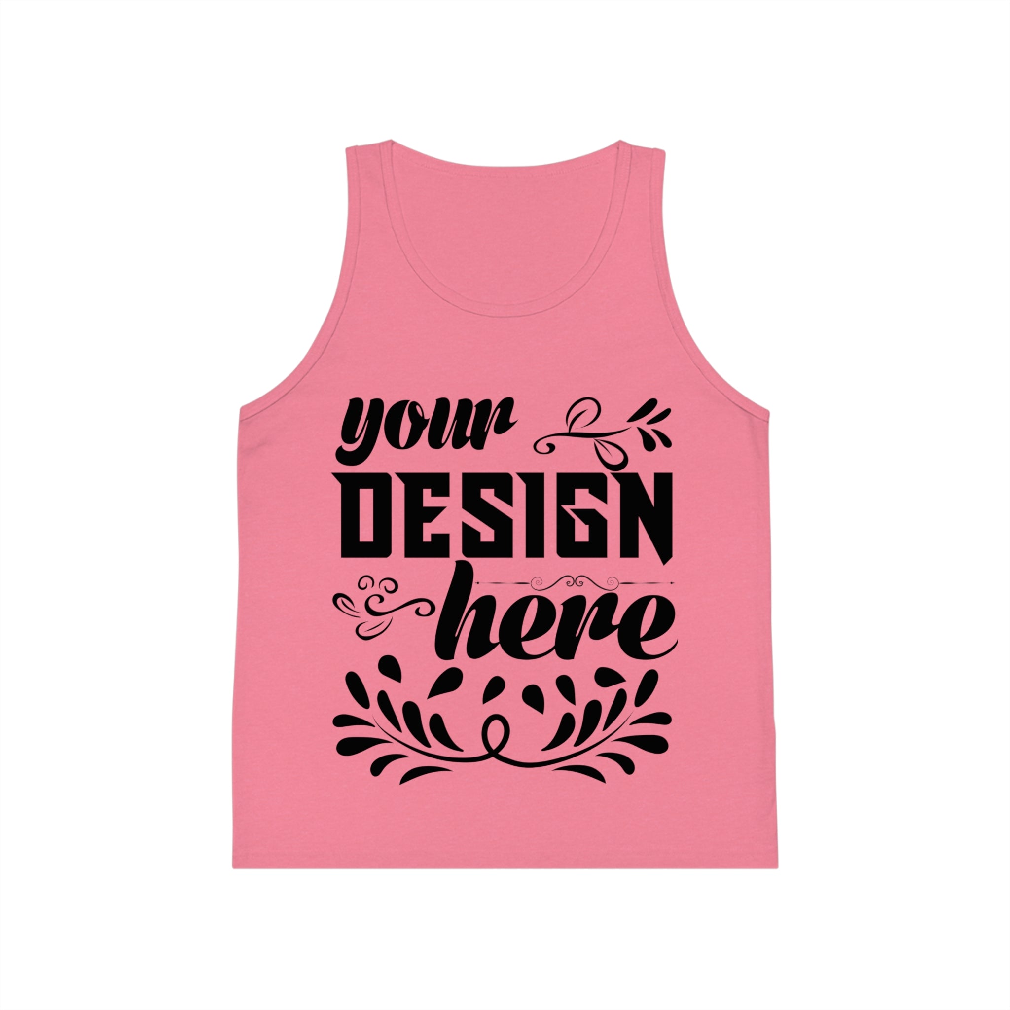 Customizable Bella+Canvas 3480Y Kids Jersey Tank Top Retail Fit