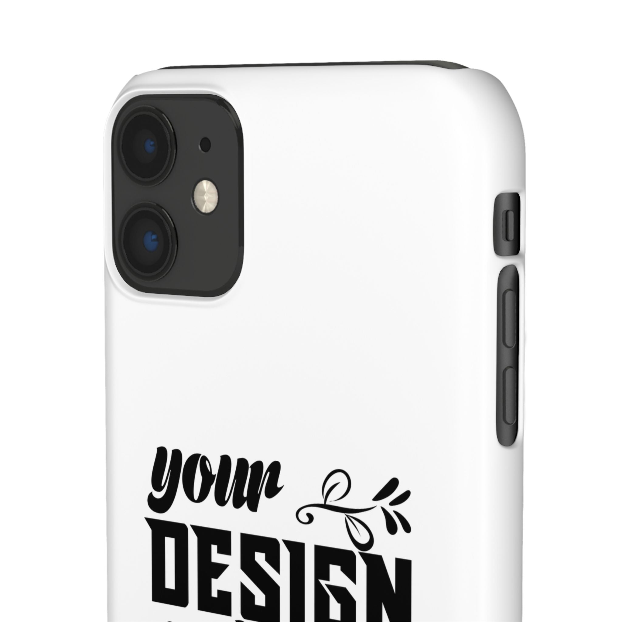 Customizable Snap Phone Case Slim Lightweight Polycarbonate Gloss Or Matte