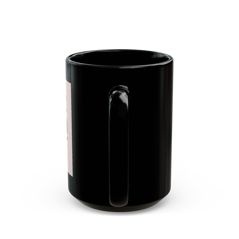 Customizable Black Ceramic Mug 11oz 15oz Glossy Finish Lead BPA Free