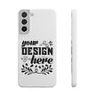 Customizable Snap Phone Case Slim Lightweight Polycarbonate Gloss Or Matte