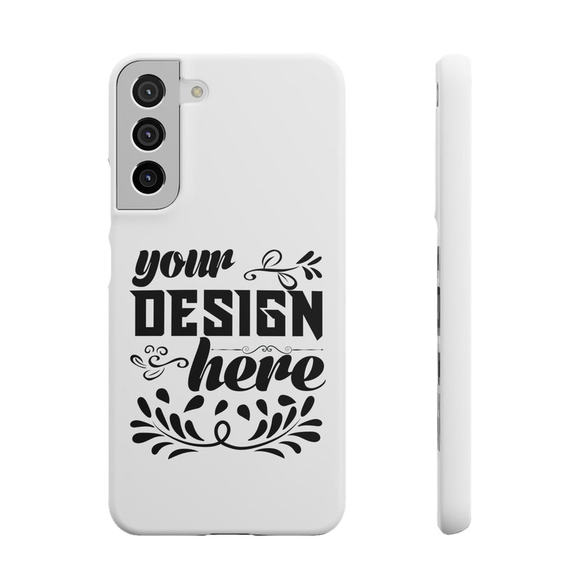 Customizable Snap Phone Case Slim Lightweight Polycarbonate Gloss Or Matte