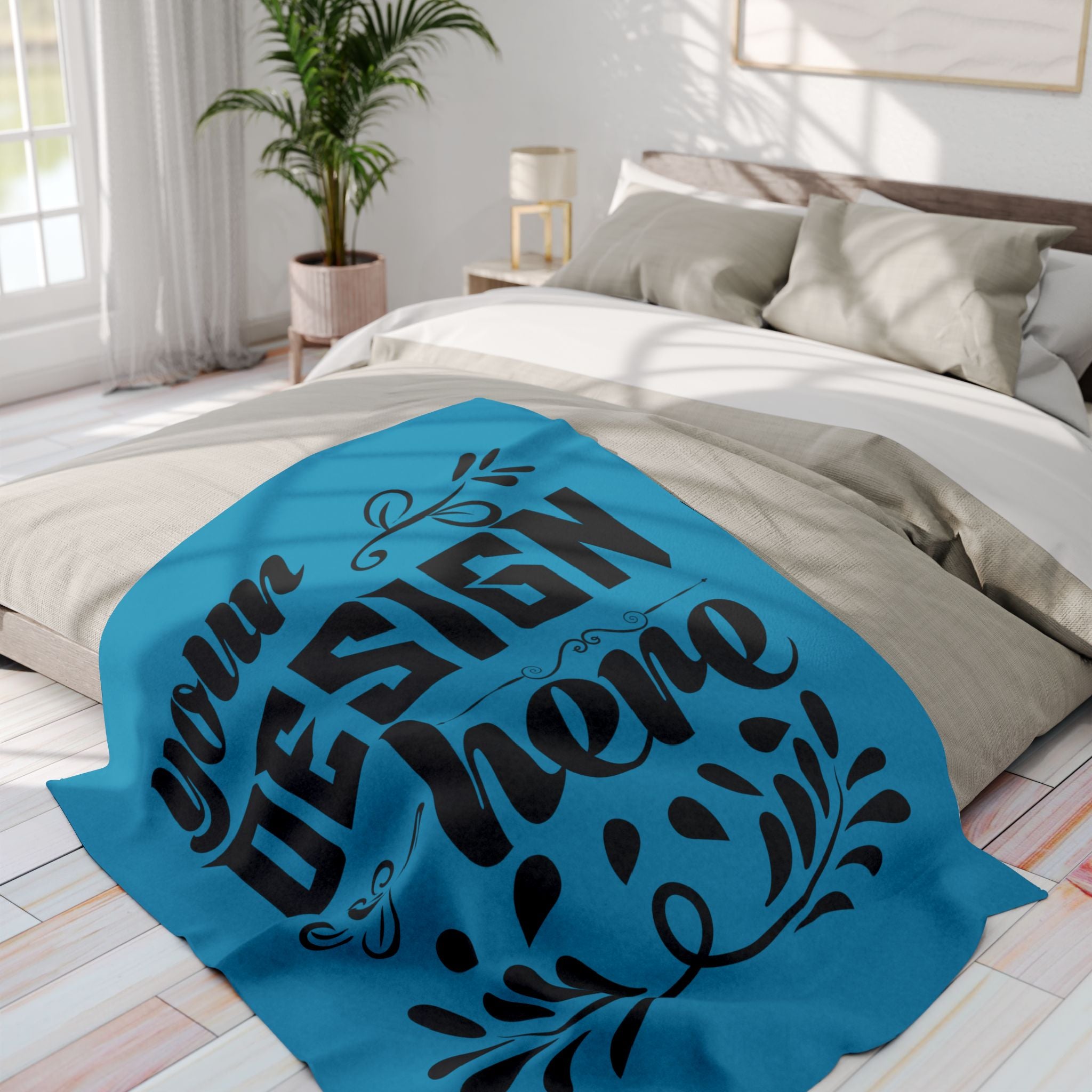 Customizable Arctic Fleece Blanket 315gsm One Sided Print 3 Sizes