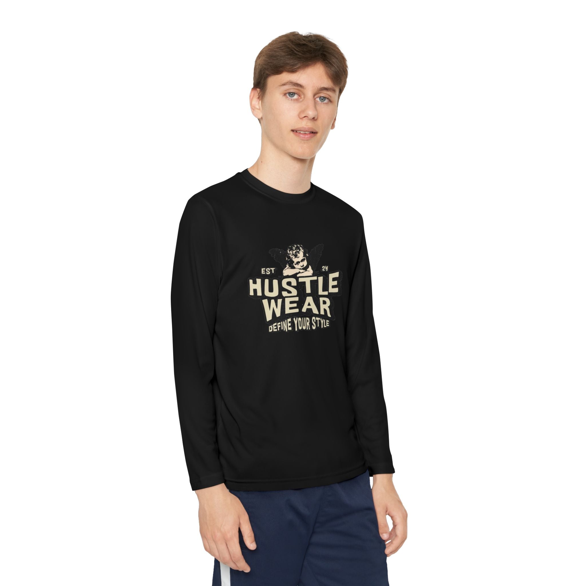 Sport-Tek YST350LS Unisex Youth Long Sleeve Tee | 
