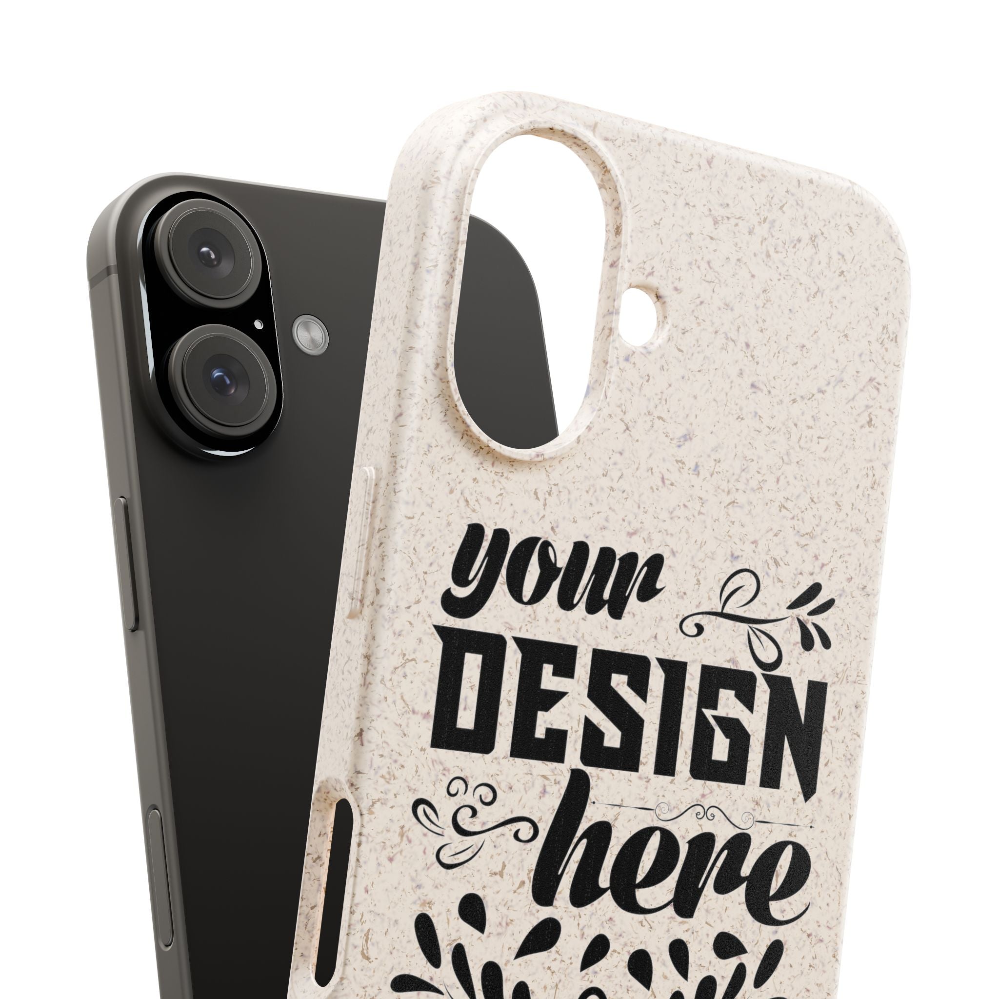 Customizable Biodegradable Phone Case Matte Finish Wireless Charging