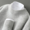 Nameria Wool Half Turtleneck Sweater Thick Knit Loose Fit