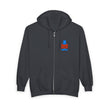 Gildan 18600 Unisex Full Zip Hoodie | Super Daddy Embroidery