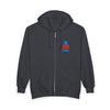 Gildan 18600 Unisex Full Zip Hoodie | Super Daddy Embroidery