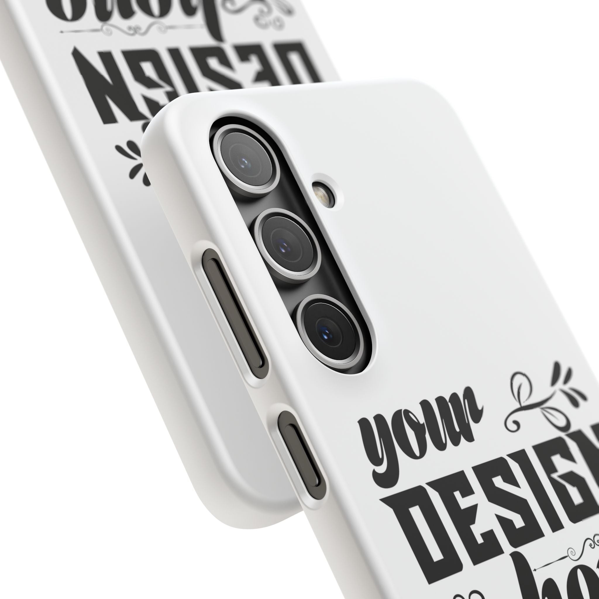 Customizable Snap Phone Case Slim Lightweight Polycarbonate Gloss Or Matte