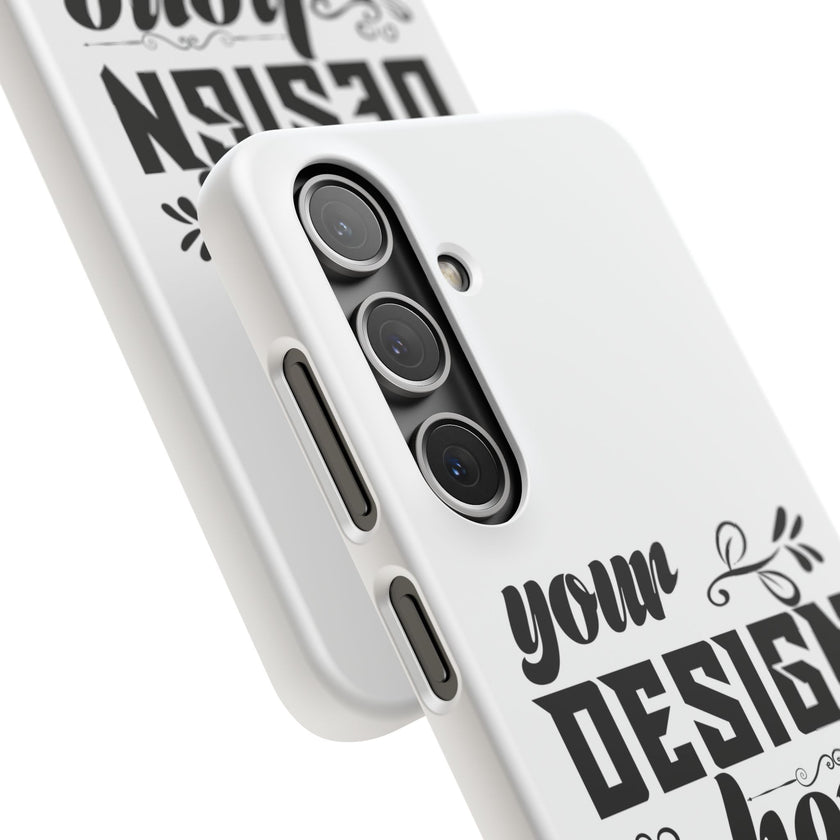 Customizable Snap Phone Case Slim Lightweight Polycarbonate Gloss Or Matte