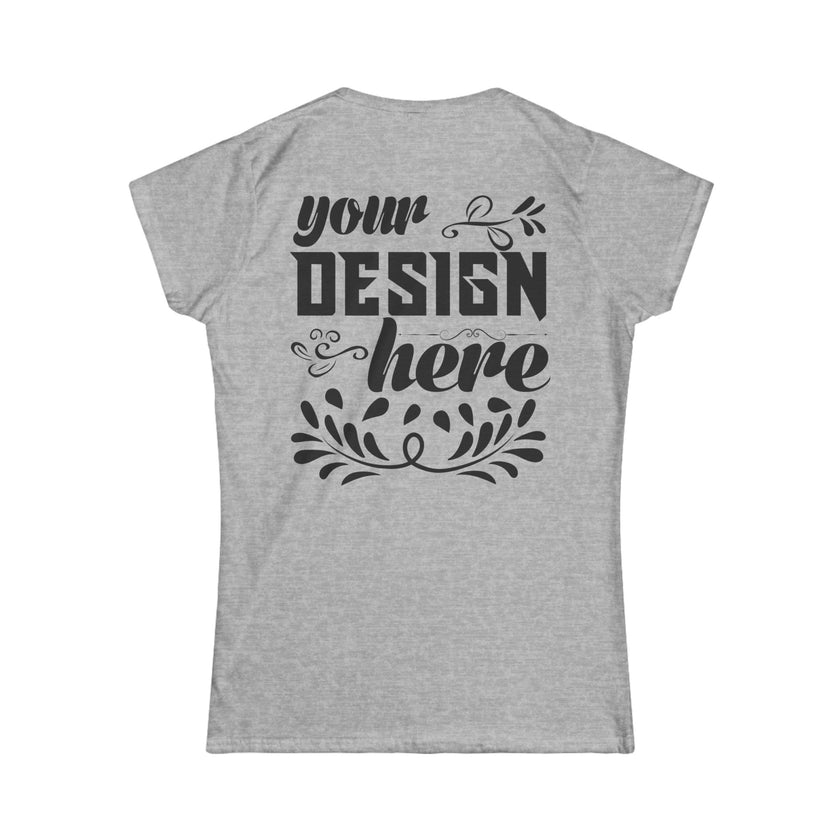 Customizable Gildan 64000L Womens Softstyle Short Sleeve T-Shirt