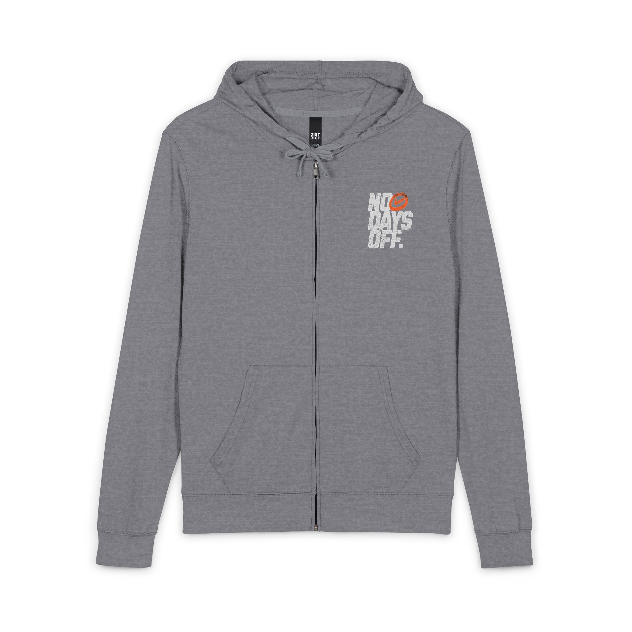District DT1100 Unisex Full Zip Hoodie 