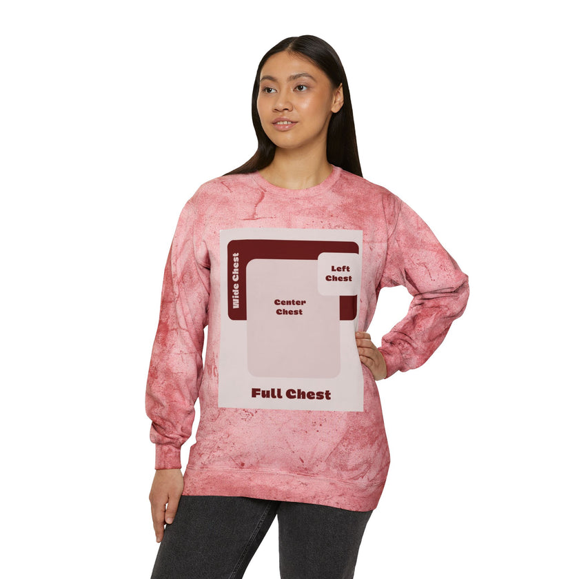 Customizable Comfort Colors 1545 Unisex Color Blast Crewneck Sweatshirt