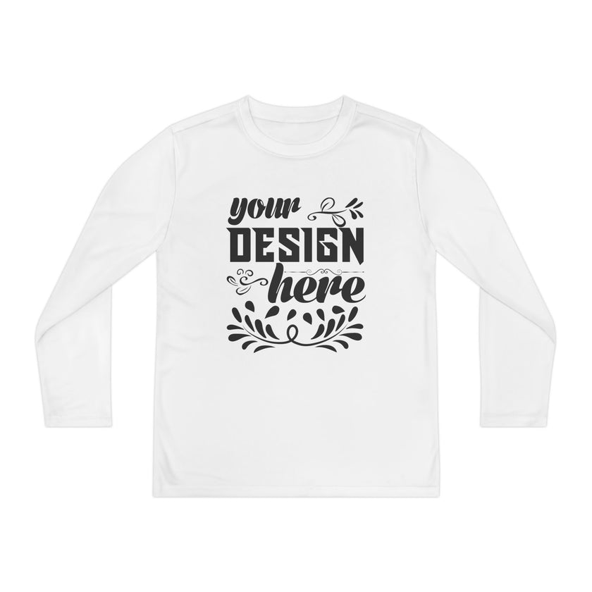 Customizable Sport Tek YST350LS Youth Long Sleeve Competitor Tee