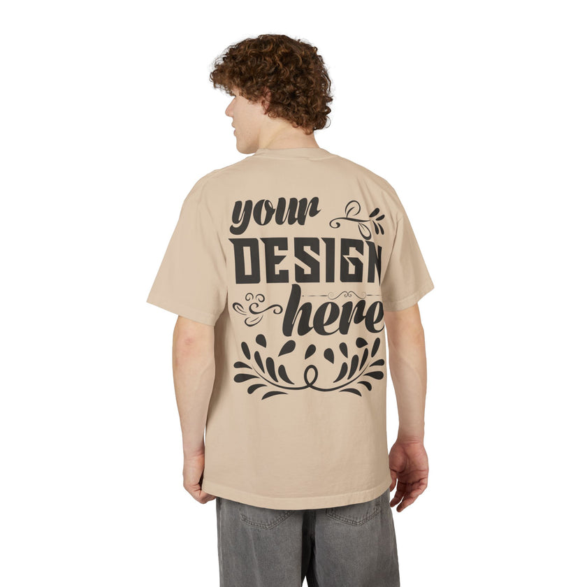 Customizable Shaka Wear SHGDD Unisex Garment Dyed Drop Shoulder T-Shirt