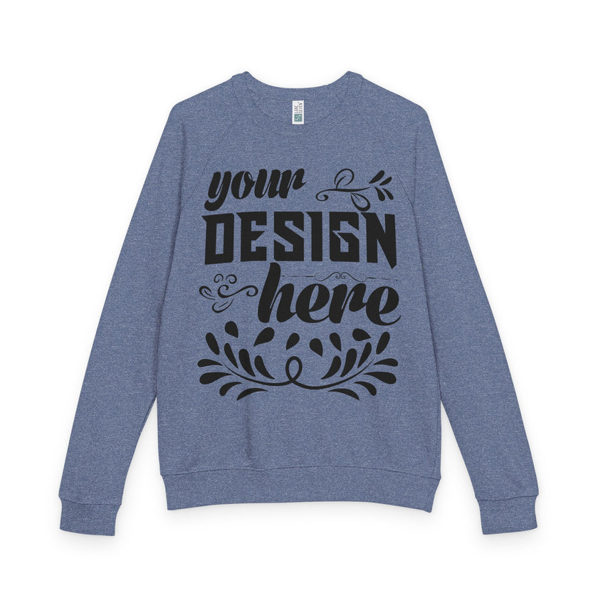 Customizable Lane Seven LS18004 Unisex French Terry Raglan Crewneck