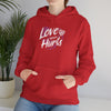 Gildan 18500 Unisex  Hooded Sweatshirt | Love Never Hurts Graphic Print