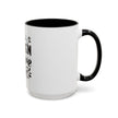 Customizable Accent Coffee Mug 11oz and 15oz Colored Interior Handle
