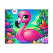 Generic Jigsaw Puzzle | Flamingo Illustration Graphic Print